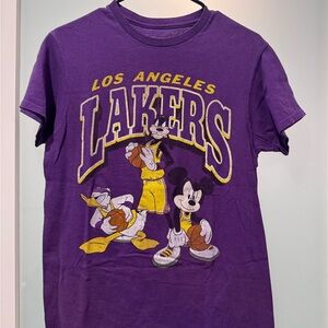 Small Purple Lakers Disney T-shirt